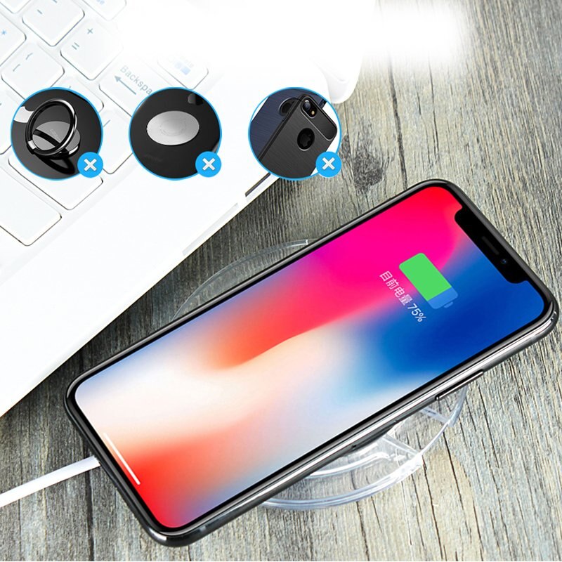 Limxems【Cargador Inalámbrico Qi 10W】«Universal para smartphone»