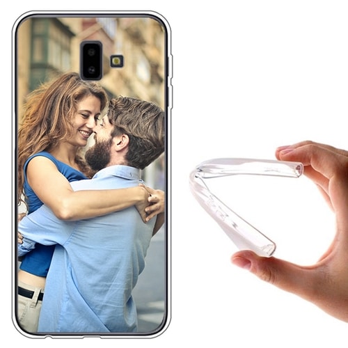 2018 Foto Personalizado teléfono caso tapa dura Regalo para Samsung Galaxy J6 Black